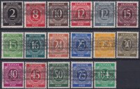 Bizone 1948 Nr. 52-68 I/II + I/IX I/II DD  - postfrisch...