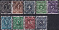 Bizone 1948 Nr. 52-68 I/II + I/IX I/II DD  - postfrisch Doppeldrucke Attest BPP