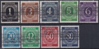 Bizone 1948 Nr. 52-68 I/II + I/IX I/II DD  - postfrisch Doppeldrucke Attest BPP