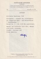 Bizone 1948 Nr. 52-68 I/II + I/IX I/II DD  - postfrisch Doppeldrucke Attest BPP
