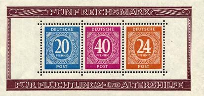 Bizone 1946 Block 12 A - postfrisch