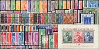 Bizone 1945-1949 Mi.-Nr. 1-110 ohne 52-68 I/II - postfrisch
