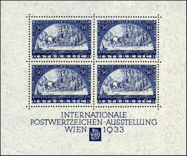 Österreich 1933 Block 1 - postfrisch