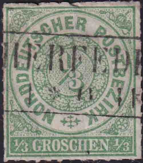 Norddeutscher Bund 1869 Mi.-Nr. 2 - gestempelt