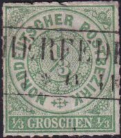Norddeutscher Bund 1869 Mi.-Nr. 2 - gestempelt
