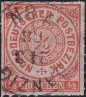 Norddeutscher Bund 1869 Mi.-Nr. 3 - gestempelt