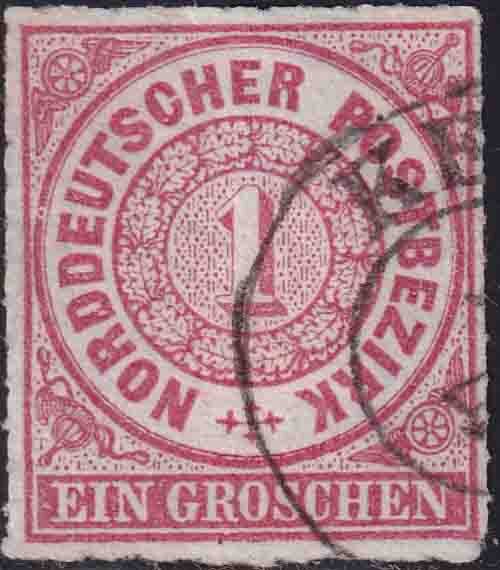 Norddeutscher Bund 1869 Mi.-Nr. 4 - gestempelt