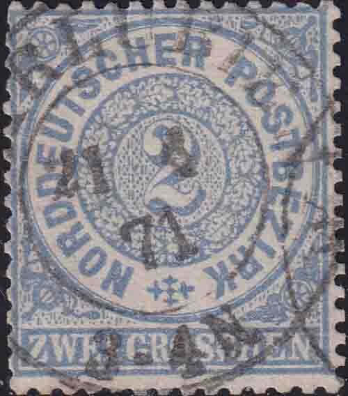 Norddeutscher Bund 1869 Mi.-Nr. 17 - gestempelt