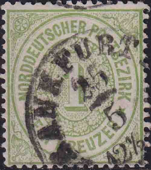 Norddeutscher Bund 1869 Mi.-Nr. 19 - gestempelt