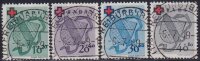 Baden 1949 Mi.-Nr. 42-45 - gestempelt Freiburg...