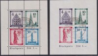 Baden 1949 Block 1 A+B - gestempelt geprüft