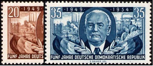 DDR 1954 Mi.-Nr. 443-444 - postfrisch