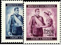 Böhmen u. Mähren 1940 Mi.-Nr. 53-54 - postfrisch