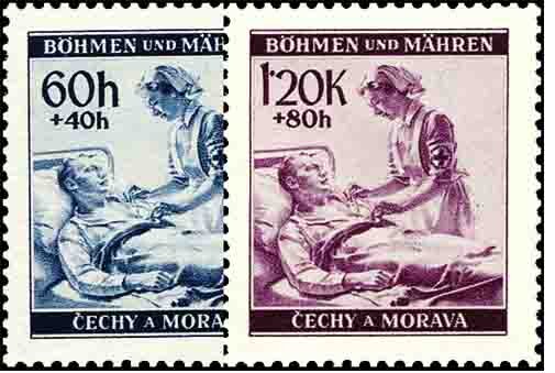 Böhmen u. Mähren 1941 Mi.-Nr. 62-63 - postfrisch