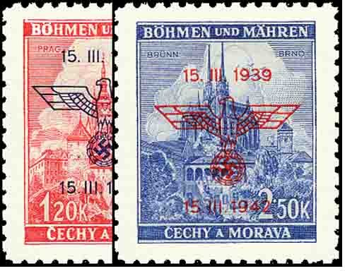 Böhmen u. Mähren 1942 Mi.-Nr. 83-84 - postfrisch