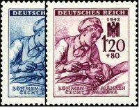 Böhmen u. Mähren 1942 Mi.-Nr. 111-112 - postfrisch