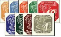 Böhmen u. Mähren 1943 Mi.-Nr. 117-125 - postfrisch