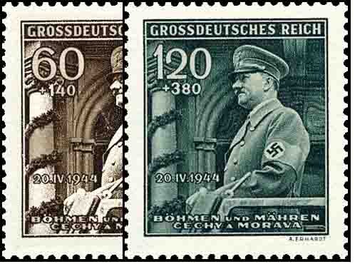 Böhmen u. Mähren 1944 Mi.-Nr. 136-137  - postfrisch