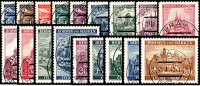 Böhmen u. Mähren 1939 Mi.-Nr. 20-37 - gestempelt