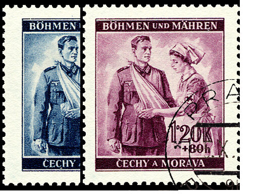 Böhmen u. Mähren 1940 Mi.-Nr. 53-54 - gestempelt