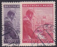 Böhmen u. Mähren 1943 Mi.-Nr. 126-127 - gestempelt