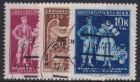 Böhmen u. Mähren 1944 Mi.-Nr. 133-135 - gestempelt