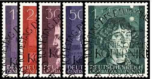 Generalgouvernement 1942 Mi.-Nr. 96-100 - gestempelt