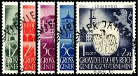 Generalgouvernement 1943 Mi.-Nr. 105-109 - gestempelt