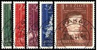 Generalgouvernement 1944 Mi.-Nr. 120-124 - gestempelt