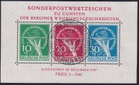 Berlin 1949 Block 1 III FA - Sonderstempel