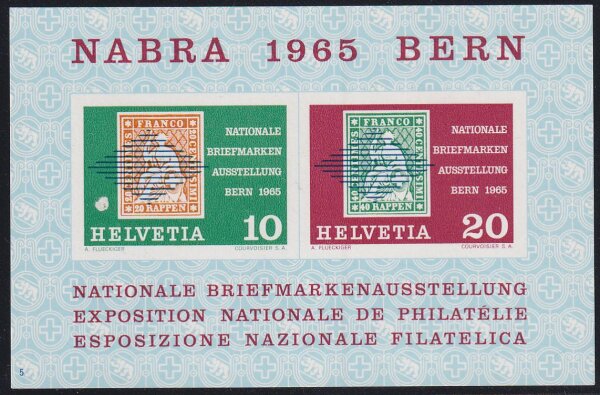 Schweiz 1965 Block 20 - postfrisch