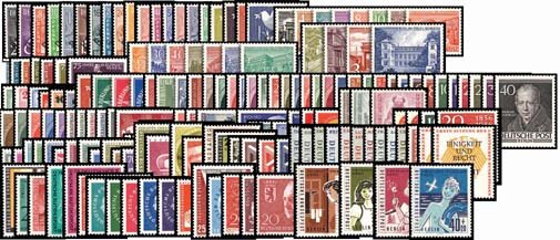 Berlin 1948-1990 ohne 21-34 und ohne Block 1 - postfrisch