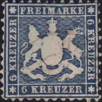 Württemberg 1863  Mi.-Nr. 27 c - gestempelt