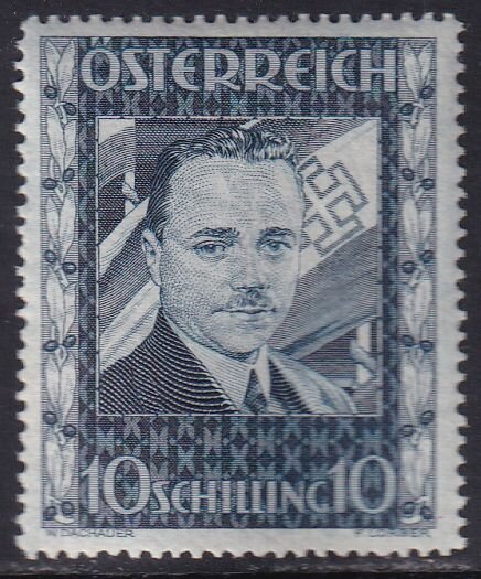 Österreich 1934 Mi.-Nr. 588 - postfrisch Dollfuss Attest VÖB