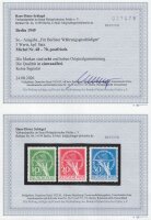 Berlin 1949 Mi.-Nr. 68-70 Befund - postfrisch