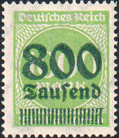 Deutsches Reich 1923 Mi.-Nr. 308 a II - postfrisch