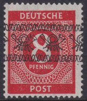 Bizone 1948 Mi.-Nr. 53 I y - postfrisch Attest BPP Abart...