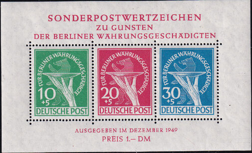 Berlin 1949 Block 1 II - postfisch geprüft BPP