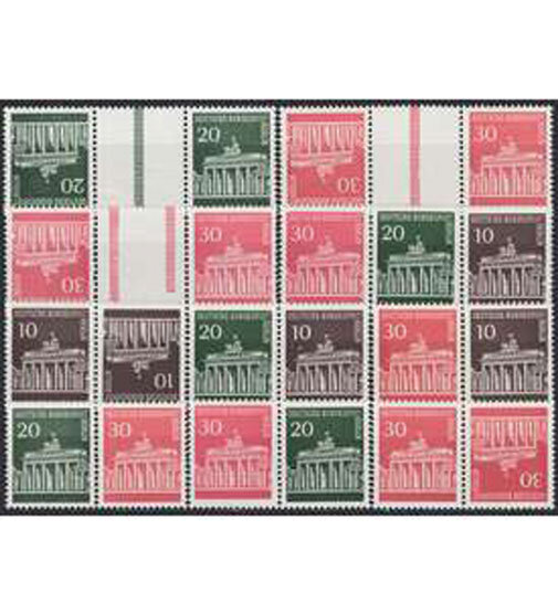 Berlin 1966-1970 Nr. W 41-KZ 4 - postfrisch