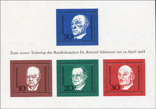 BRD 1968 Block 4 - postfrisch