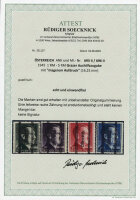 Österreich 1945 Mi.-Nr. 693-696 II FA VÖB -...