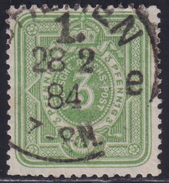 Deutsches Reich 1880 Mi.-Nr. 39 ba - gestempelt geprüft