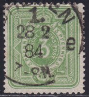 Deutsches Reich 1880 Mi.-Nr. 39 ba - gestempelt geprüft