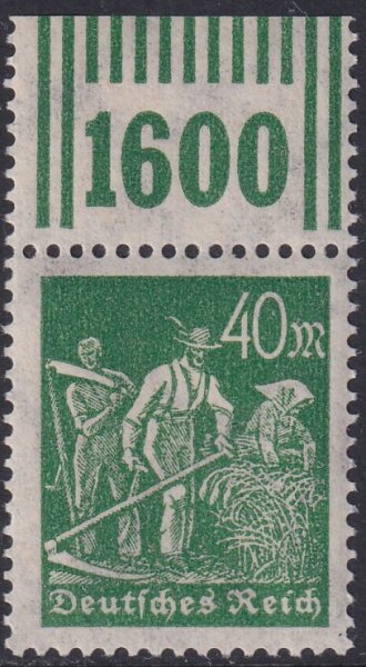 Inflation 1922 Mi.-Nr. 244 d W OR 2`9` 2 Befund -  postfrisch