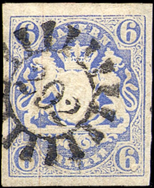 Bayern 1867-1868 Mi.-Nr. 16 - gestempelt