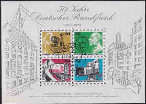 Berlin 1973 Block 4 - gestempelt