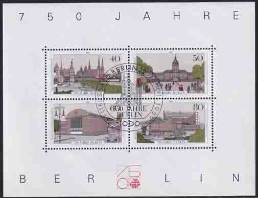 Berlin 1987 Block 8 - gestempelt