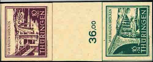 S B Z 1946 Mi.-Nr. WZd 2 - postfrisch