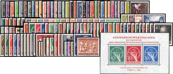 Berlin 1948-1954 - postfrisch