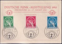 Berlin 1949 Mi.-Nr. 68-70 - Sonderkarte Deutsche...
